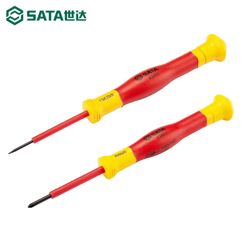 SATA世达绝缘微型螺丝刀套装：拆机维修神器，安全高效必备好物！
