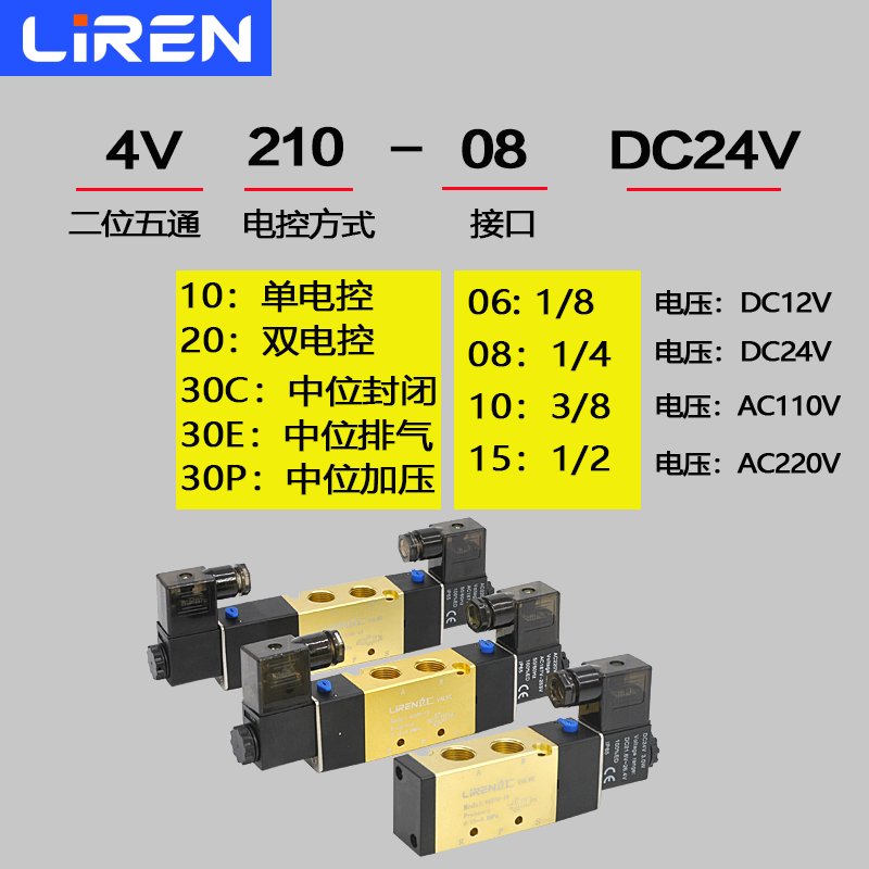 剑雄气动换向阀黑色4V210-08：工业控制界的神秘黑骑士！