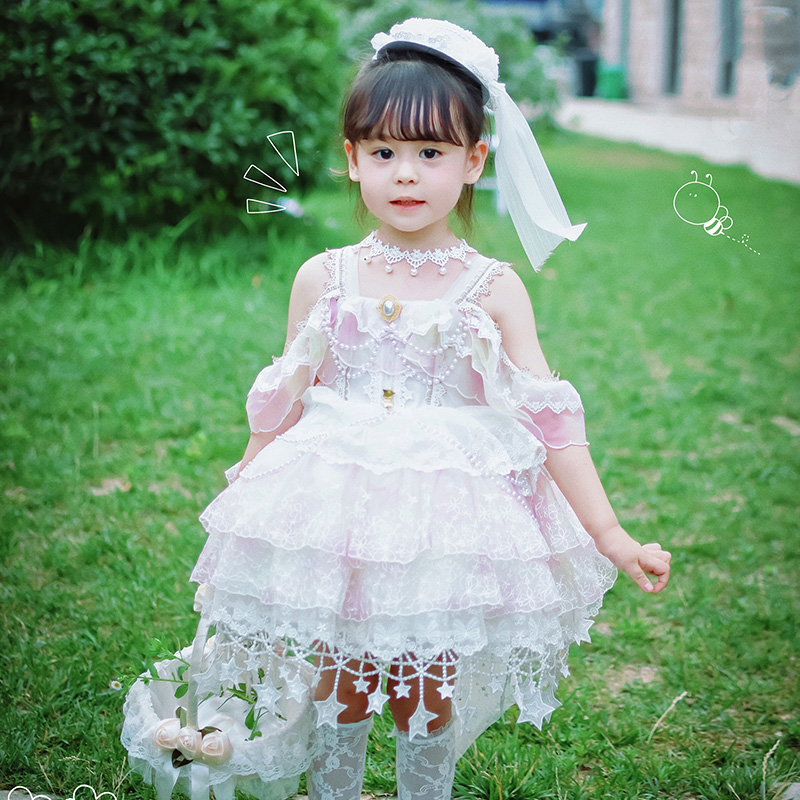 儿童礼服公主裙：梦幻婚礼花童，元旦朗诵主持人的完美选择✨