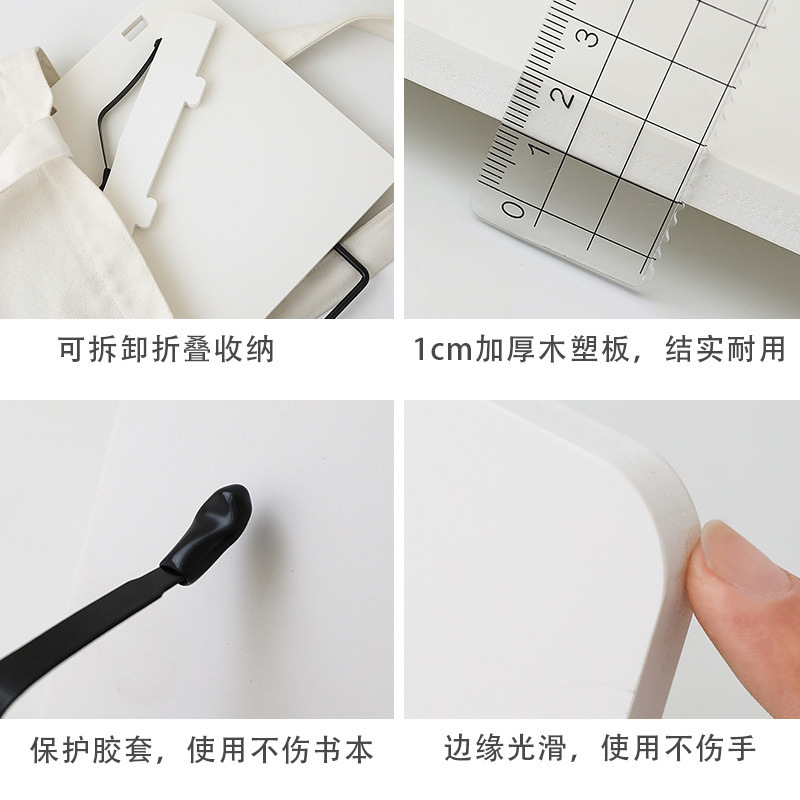 新潮便携竹制笔记本桌枕书架：工作学习的新神器？