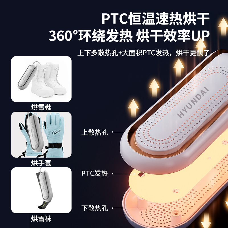 滑雪烘鞋烘干神器：户外便携烤鞋热暖骑行靴手套运动袜除臭祛菌智能设备大揭秘！