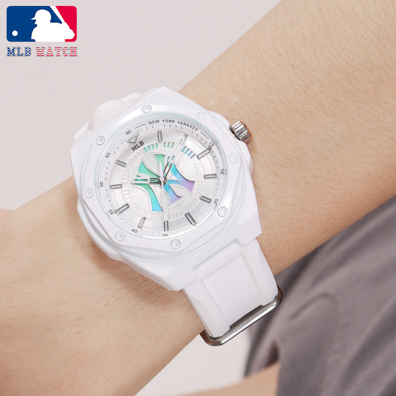 MLB美职棒手表：男生女生都能爱的大表盘情侣对表，夜光防水，运动必备！