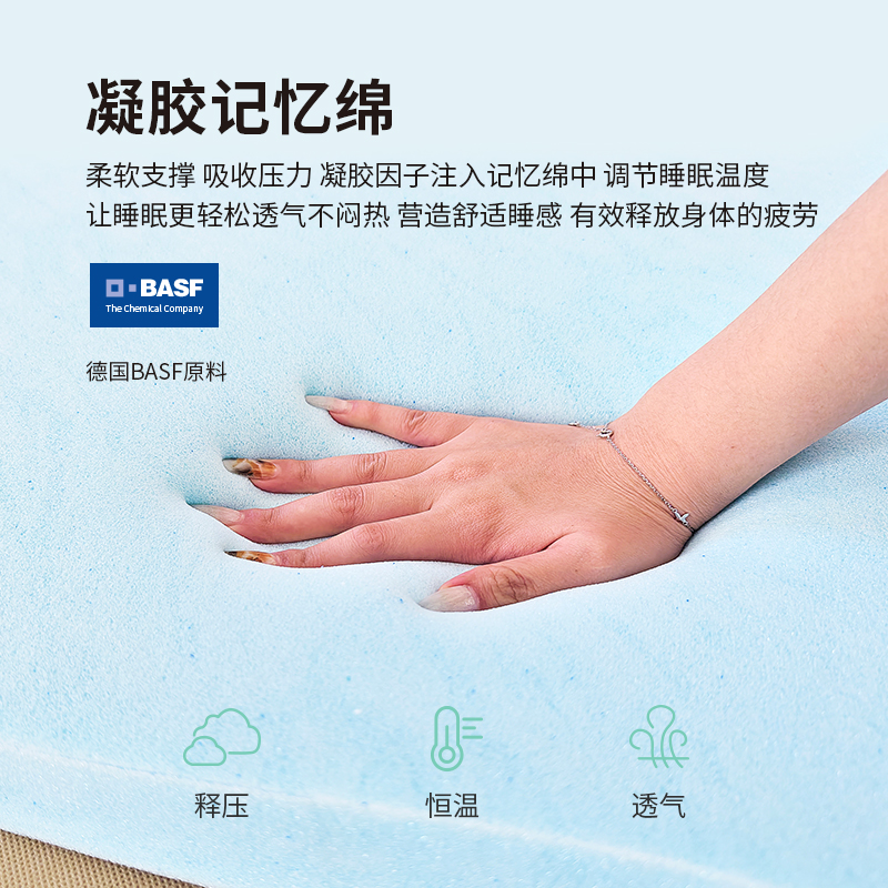 凝胶记忆棉床垫慢回弹：十大名牌榻榻米垫褥子软垫，学生宿舍必备神器！
