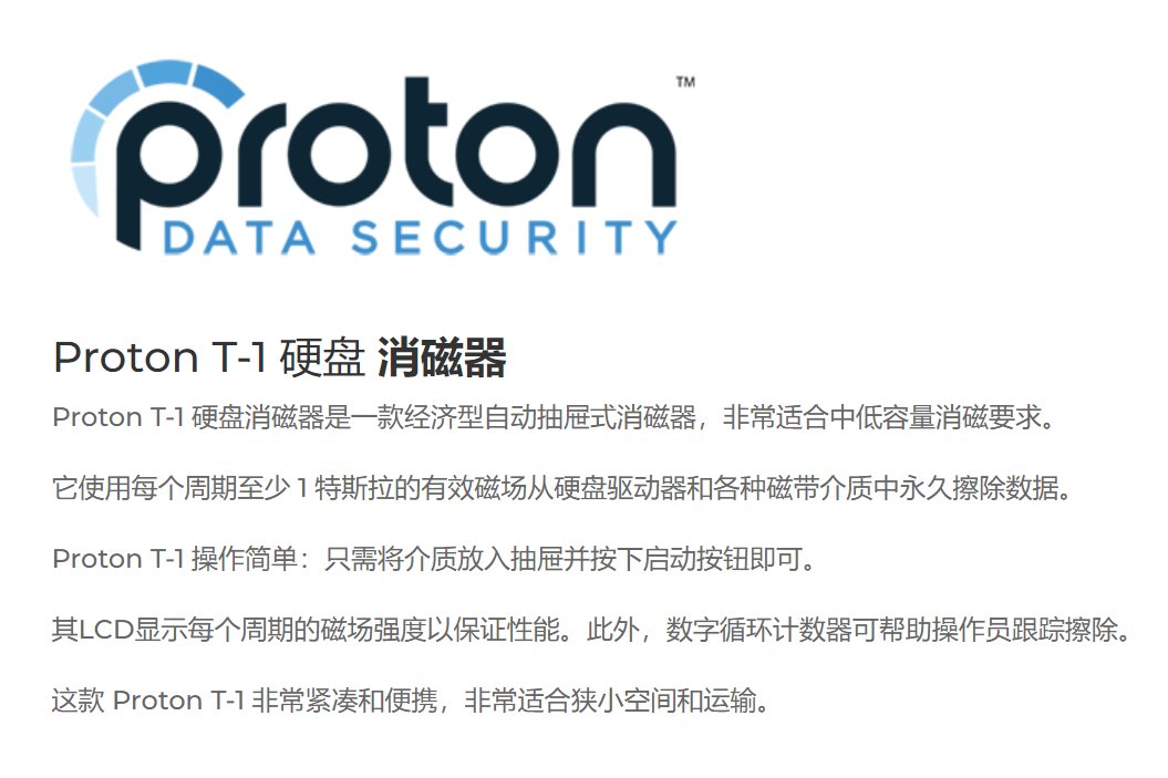 Proton T-1硬盘消磁器：告别数据恐惧，安全擦除的秘密武器！