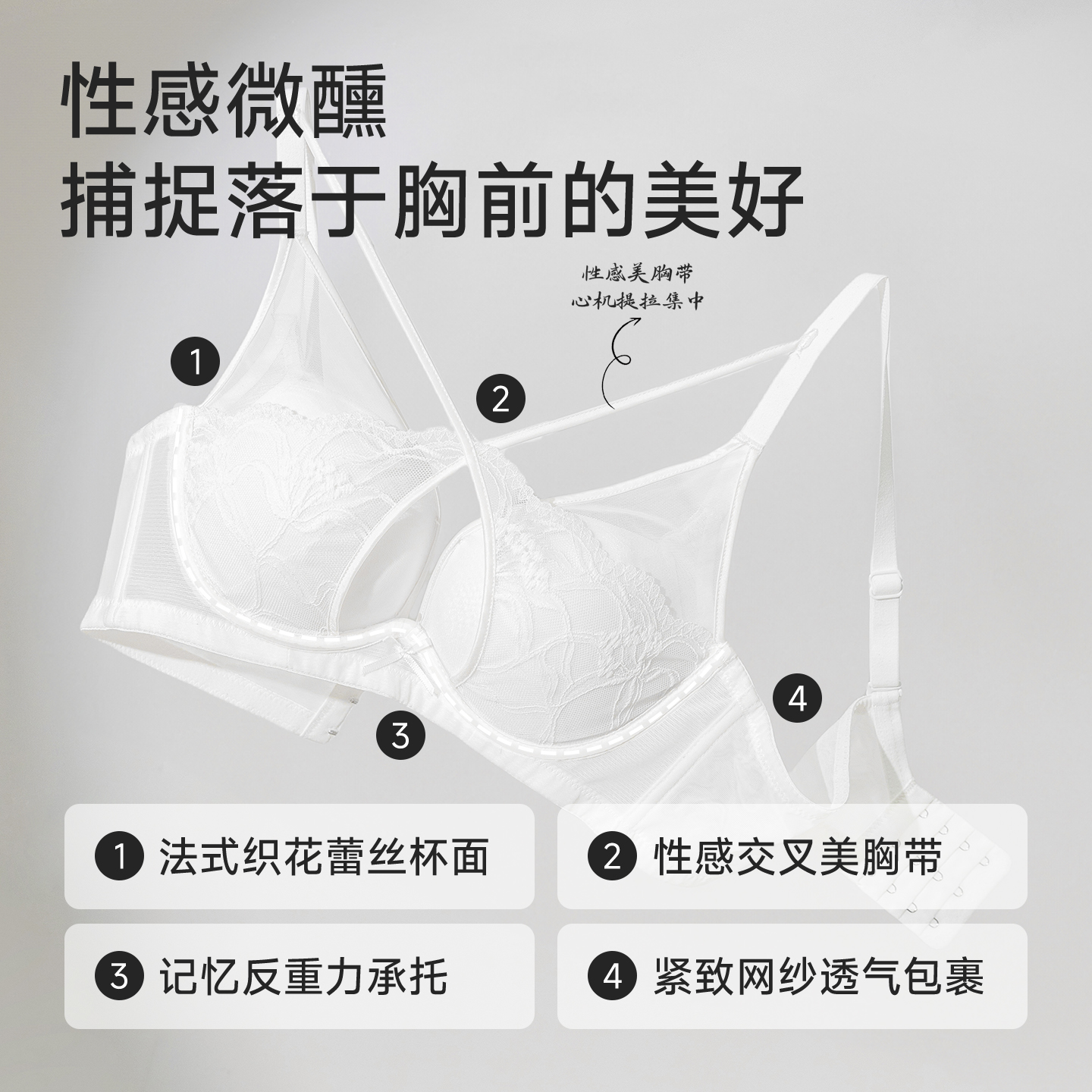 性感内衣大揭秘：小胸也能拥有完美曲线的法式诱惑套装✨