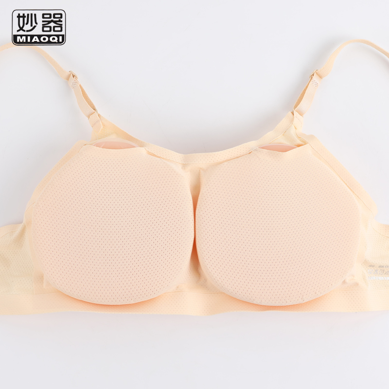 高领硅胶义乳假胸：伪娘cos必备神器，女装直播新风尚✨