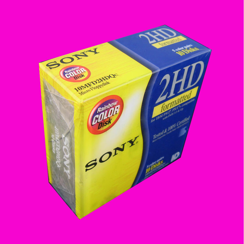 索尼绣花机纺织机用SONY电脑磁盘A盘3.5寸软盘1.44M古董软盘：复古科技的魅力与收藏价值