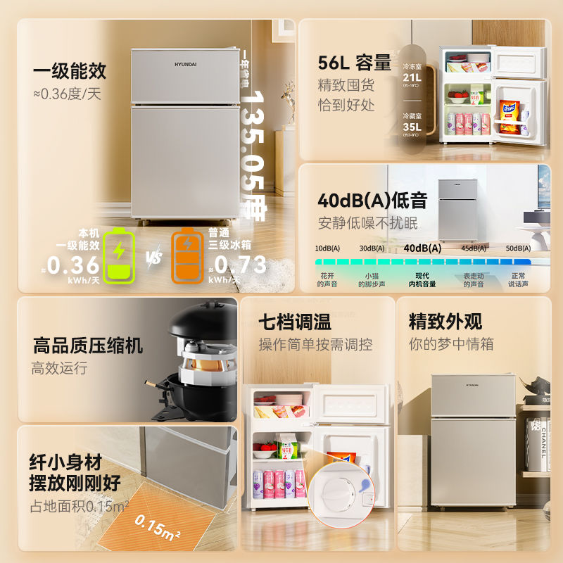 容声BCD-170D11D小型冰箱：宿舍租房必备神器，节能静音新选择！✨