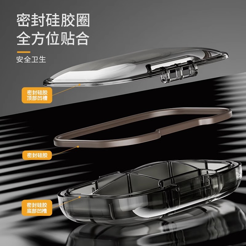 精致铁盒收纳盒：推拉桌面饰品滑盖马口铁盒，宠物食品随身小药盒，你值得拥有！
